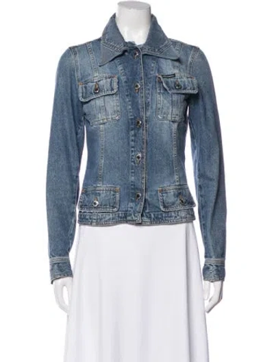 Pre-owned Dolce & Gabbana Denim Jacket In Blue