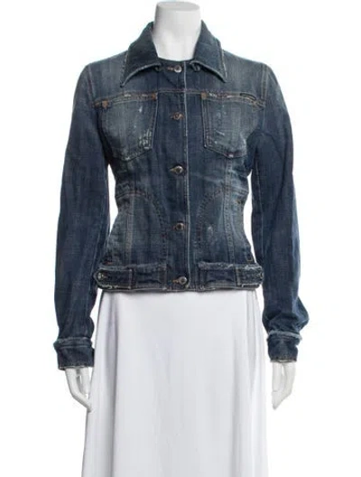 Pre-owned Dolce & Gabbana Denim Jacket In Blue
