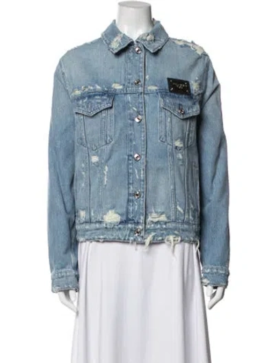 Pre-owned Dolce & Gabbana Denim Jacket In Blue