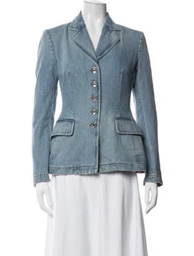 Pre-owned Dolce & Gabbana Denim Jacket In Blue