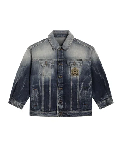 Dolce & Gabbana Kids' Denim Jacket In Blue