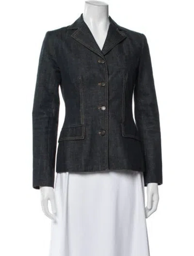 Pre-owned Dolce & Gabbana Denim Jacket In Grey