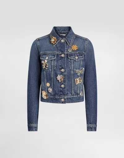 Dolce & Gabbana Denim Jacket In Multi