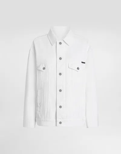 Dolce & Gabbana Denim Jacket In White