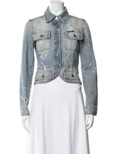 Pre-owned Dolce & Gabbana Denim Jacket In Multi