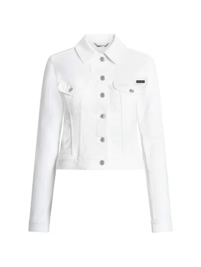 Dolce & Gabbana Denim Jacket In White