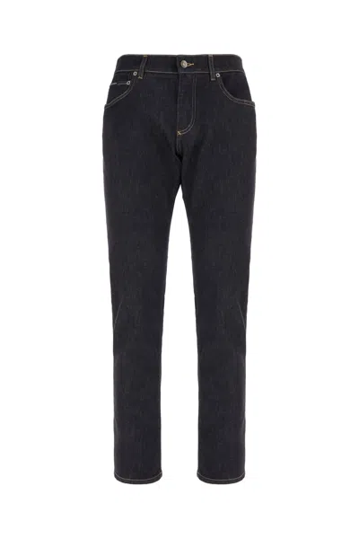Dolce & Gabbana Denim Jeans In Black
