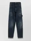Dolce & Gabbana Dark Blue Solid Jeans In Blue