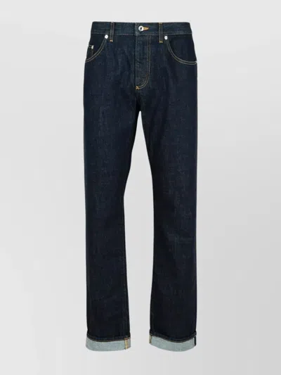 Dolce & Gabbana Logo-tag Jeans In Blue