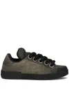 Dolce & Gabbana Denim Patchwork Portofino Sneakers In Blue