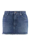 Dolce & Gabbana Denim Mini Skirt In Denim