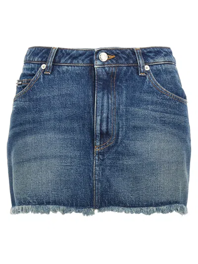 DOLCE & GABBANA DOLCE & GABBANA DENIM MINI SKIRT