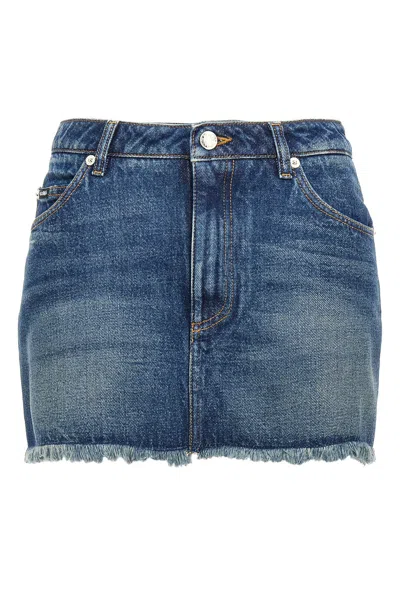 DOLCE & GABBANA DOLCE & GABBANA DENIM MINI SKIRT