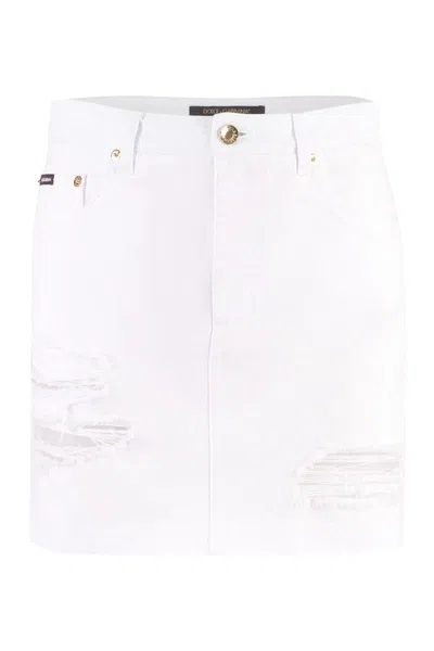 Dolce & Gabbana Denim Mini Skirt