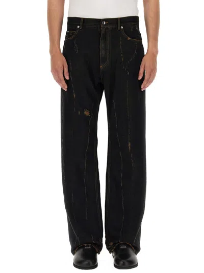 Dolce & Gabbana High-rise Straight Jeans In Blau