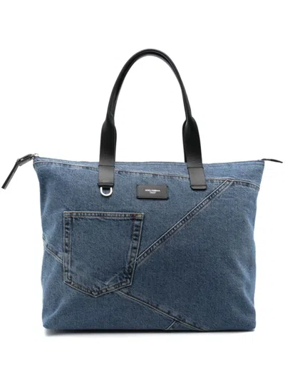 Dolce & Gabbana Denim Patchwork Tote