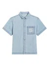 Dolce & Gabbana Denim Shirt In Blue