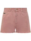Dolce & Gabbana Regular Rise Flared Denim Shorts Clothing