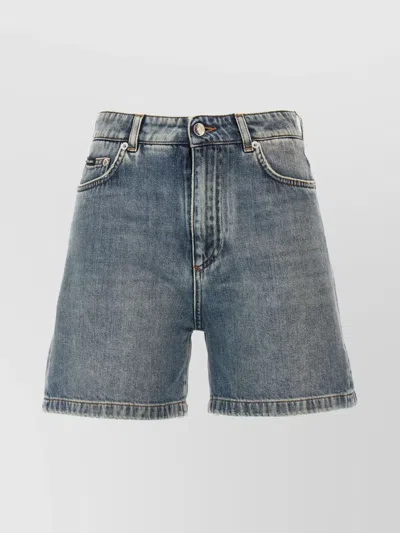 DOLCE & GABBANA DENIM SHORTS BELT LOOPS