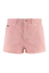 Dolce & Gabbana High Waisted Mini Short In Pink