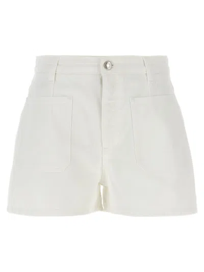 Dolce & Gabbana Chic White Cotton Denim Shorts