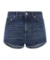 Dolce & Gabbana Logo Plate Shorts Bermuda And Short Blue In Blue