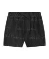Dolce & Gabbana Denim Shorts With Dolcegabbana Logo In Black
