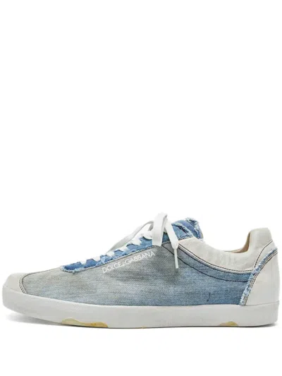 Pre-owned Dolce & Gabbana Denim Sneakers