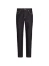 Dolce & Gabbana Regular Stretch Jeans In Black