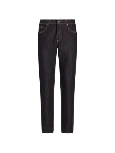 DOLCE & GABBANA DENIM TROUSERS