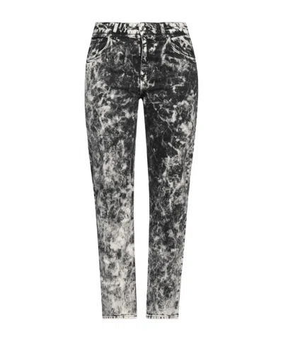 Dolce & Gabbana Denim Trousers In Black
