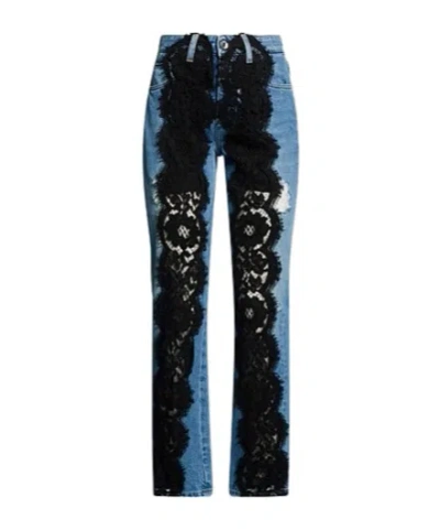 Dolce & Gabbana Denim Trousers In Blue