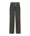 Dolce & Gabbana Denim Trousers With Belt Loops In Black