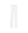 Dolce & Gabbana High Waist Flared Denim Jeans With Belt Loops In White
