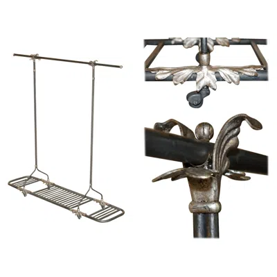 Pre-owned Dolce & Gabbana Designer  Shops Clothes Rail From Bond Street London D&g In Black