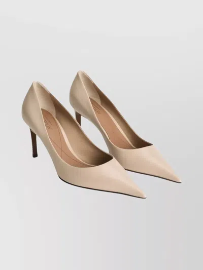 Dolce & Gabbana Desire Pointed Toe Stiletto Pumps In Neutral