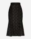 Dolce & Gabbana Pleated Skirt In Black