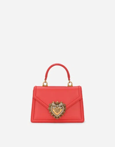 DOLCE & GABBANA SMALL DEVOTION TOP-HANDLE BAG