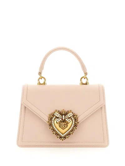 Dolce & Gabbana Devotion Bag Small In Pink