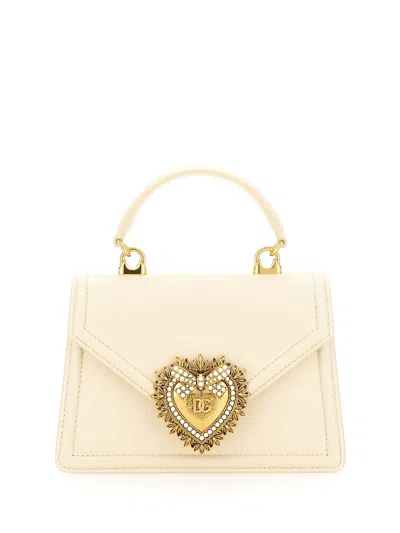 Dolce & Gabbana Devotion Bag Small In White