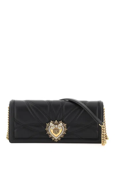 Dolce & Gabbana 'devotion' Baguette Bag In Black