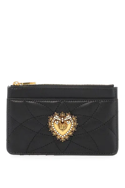 Dolce & Gabbana Devotion Cardholder In Black