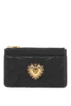 Dolce & Gabbana Devotion Medium Cardholder In Black