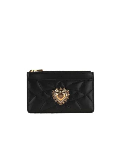 DOLCE & GABBANA DOLCE  GABBANA DEVOTION ZIPPED CARDHOLDER