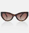 Dolce & Gabbana Devotion Cat-eye Sunglasses In Multi