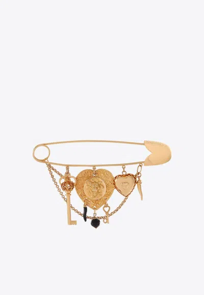 DOLCE & GABBANA DEVOTION CHARM KEYCHAIN