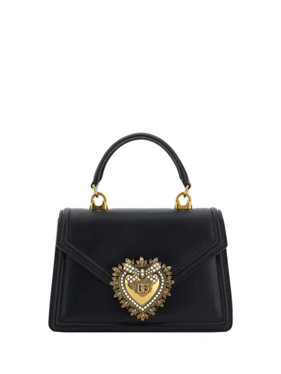 Dolce & Gabbana Devotion Handbag In Nero