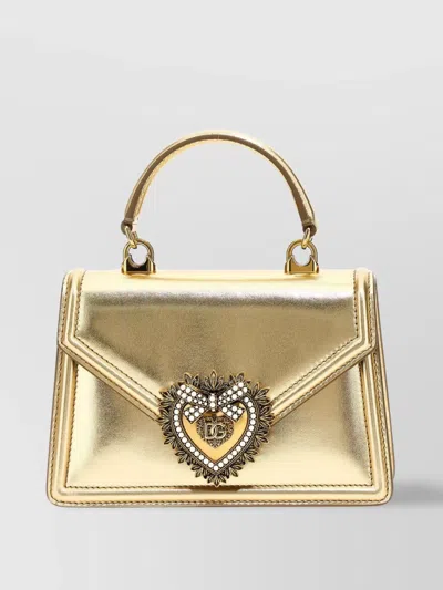 DOLCE & GABBANA 'DEVOTION' HEART CHAIN CROSS-BODY BAG