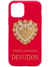 Dolce & Gabbana Devotion Iphone 11 Pro Case In Red