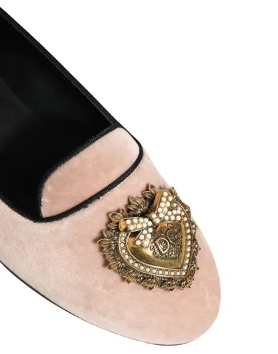 Dolce & Gabbana Devotion Loafer In Pink